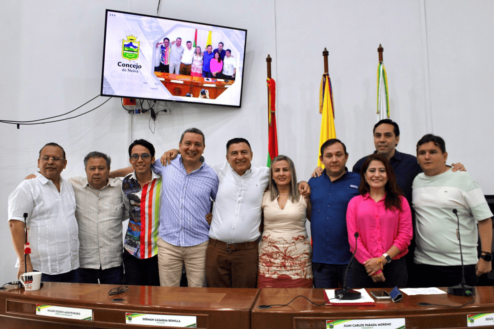 Concejo de Neiva posesiona a su nueva Mesa Directiva para el 2026 y ...