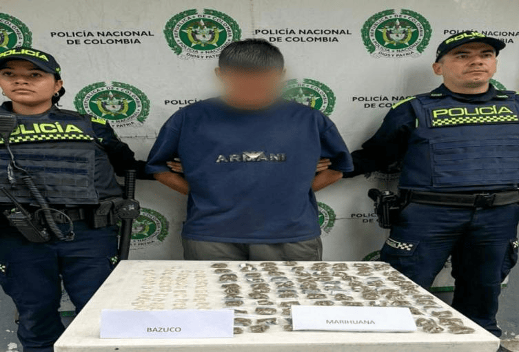 Capturan en Ibagué a joven con más de 450 dosis de droga